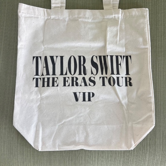 Taylor Swift Eras Tour Tote VIP Canvas Tote Bag - Picture 2 of 8